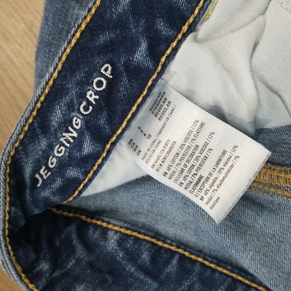 Super stretch womans jegging crop jeans - Picture 3 of 7